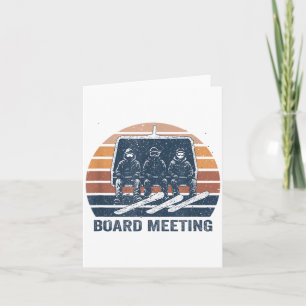 Snowboard Meeting Snowboarding Vacation Skiing Card