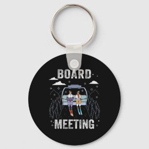 Snowboard Meeting Snowboarding Vacation Skiing For Keychain