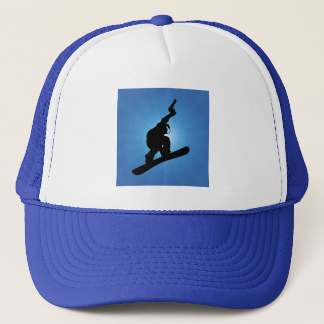 Snowboard Outlaw Trucker Hat (Front)