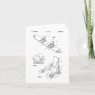 Snowboard Patent - History Of Alpine Snowboarding  Card