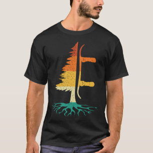 Snowboard Pine Tree Snowboarding Snowboarder Wint T-Shirt