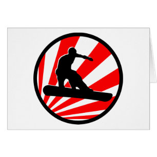 snowboard : raies rouges