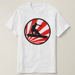 snowboard red rays T-Shirt