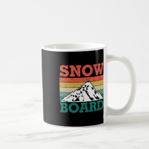 Snowboard Retro Snowboarding Vacation Skiing Snowb Coffee Mug