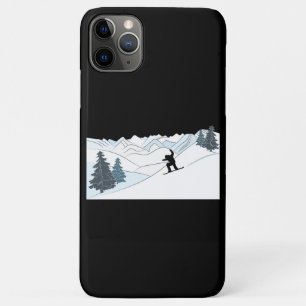 Snowboard Scene Winter Sports iPhone 11 Pro Max Case