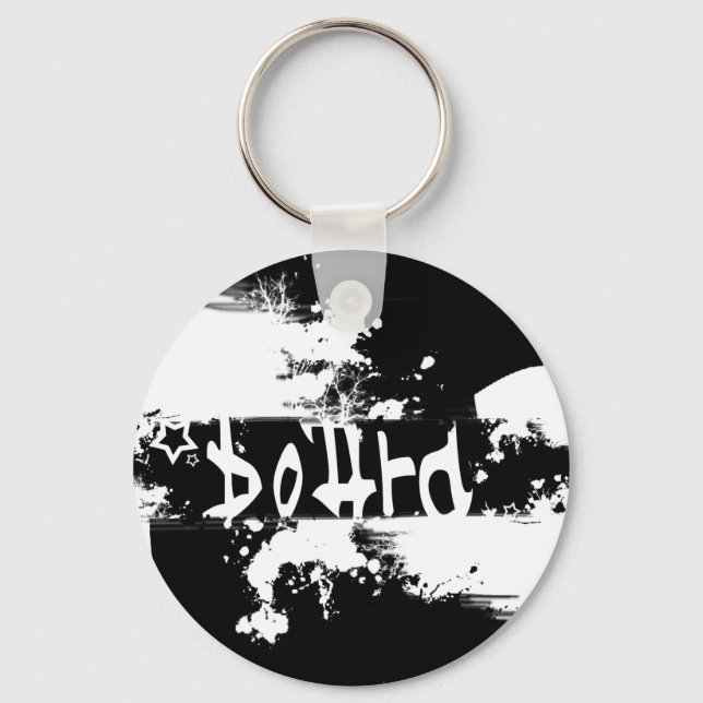 snowboard. scratched out. keychain (Front)