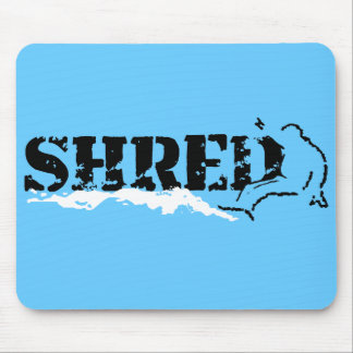 snowboard. shred. mouse pad