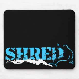 snowboard. shred. mouse pad