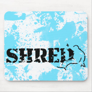 snowboard. shred. mouse pad