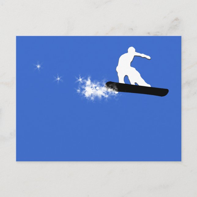 snowboard. simple. postcard (Front)