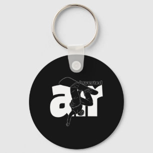 Snowboard Ski Winter Sports Half-pipe Inverted Air Keychain