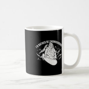Snowboard Skiing Snowboarder Competitive Activity Coffee Mug