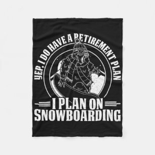 Snowboard Skiing Snowboarder Competitive Activity Fleece Blanket