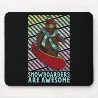 Snowboard Skiing Snowboarder Competitive Activity  Mouse Pad