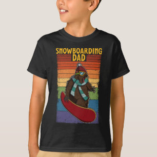 Snowboard Skiing Snowboarder Competitive Activity T-Shirt