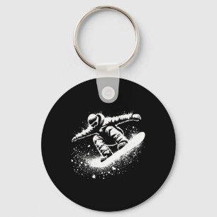 Snowboard Skiing Wintersport Men Boys Kids Snowboa Keychain