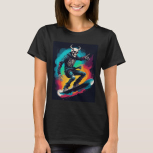 Snowboard Skull Snowboarding Skull Snowboarder Sku T-Shirt