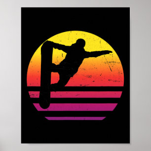 Snowboard Snowboarder Men's Winter Sports Women's Poster