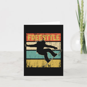 Snowboard Snowboarder Mountains Winter Alps Party Card