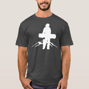 Snowboard Snowboarder Silhouette Snowboarder Life  T-Shirt
