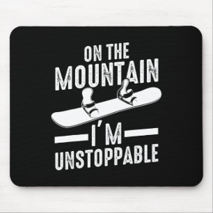 Snowboard Snowboarder Snowboarding 5 Mouse Pad