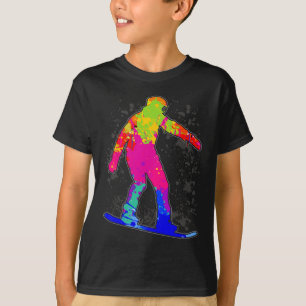 Snowboard Snowboarder Snowboarding Boys Kids Men 2 T-Shirt