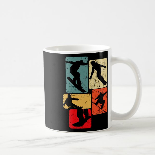 Snowboard Snowboarder Snowboarding Kids Boys Men  Coffee Mug (Right)