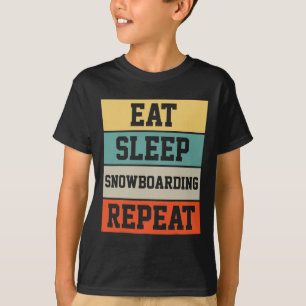Snowboard Snowboarder Snowboarding Retro Gift  T-Shirt
