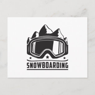 Snowboard Snowboarder Snowboarding Snow Gift Idea Postcard