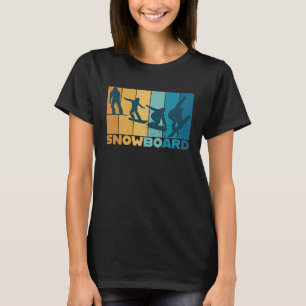 Snowboard Snowboarder Vintage Retro Snowboarding T-Shirt