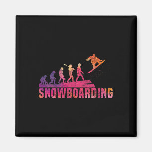 Snowboard Snowboarding Evolution Freestyle Snowboa Magnet