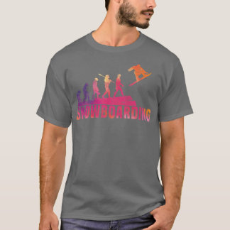 Snowboard Snowboarding Evolution Freestyle Snowboa T-Shirt