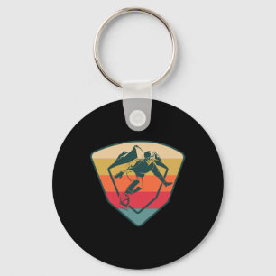 Snowboard Snowboarding Snow Winter Mountain Skiing Keychain