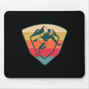 Snowboard Snowboarding Snow Winter Mountain Skiing Mouse Pad