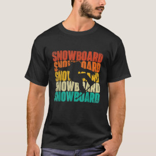 Snowboard Snowboarding Snowboarder Downhill Instru T-Shirt