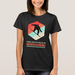 Snowboard Snowboarding Snowboarder Retro Gift T-Shirt
