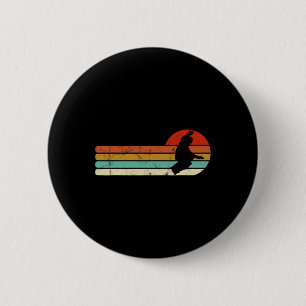 Snowboard Snowboarding Vintage Retro 2 Inch Round Button