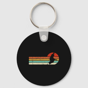 Snowboard Snowboarding Vintage Retro  Keychain