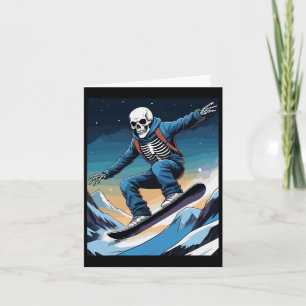 Snowboard Streetwear Snowboarding Skull Snowboarde Card