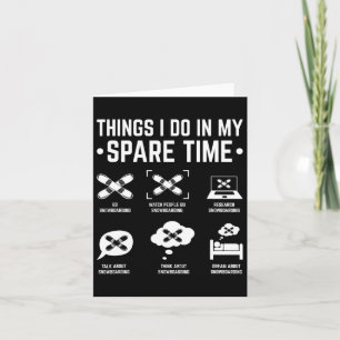 Snowboard Things I Do In My Spare Time Snowboardin Card