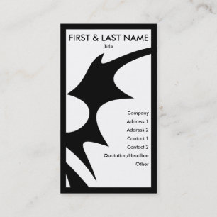 snowboard tribalz : 2-sided : M Business Card