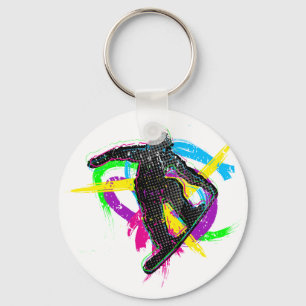 Snowboard Trick Keychain
