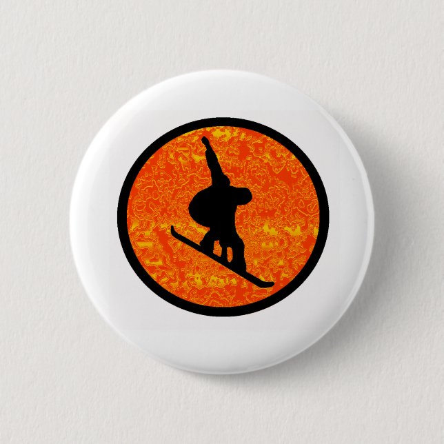 Snowboard Upper Idaho 2 Inch Round Button (Front)