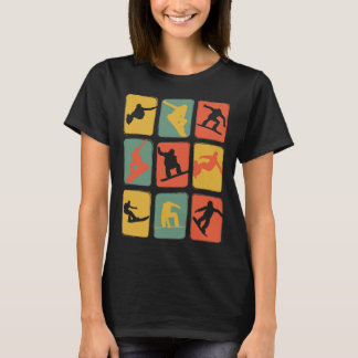 Snowboard Vintage Retro Snowboarding  T-Shirt