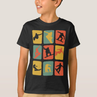Snowboard Vintage Retro Snowboarding  T-Shirt