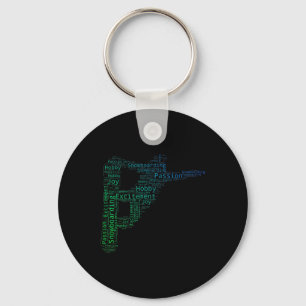 Snowboard Winter Sport Men's Snowboarding  Keychain