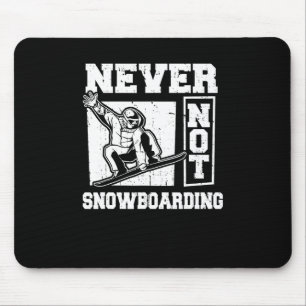 Snowboard Winter Sports - Snowboarding Snowboarder Mouse Pad
