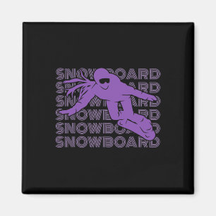 Snowboard Women Snowboarding Snowboarder 2  Magnet