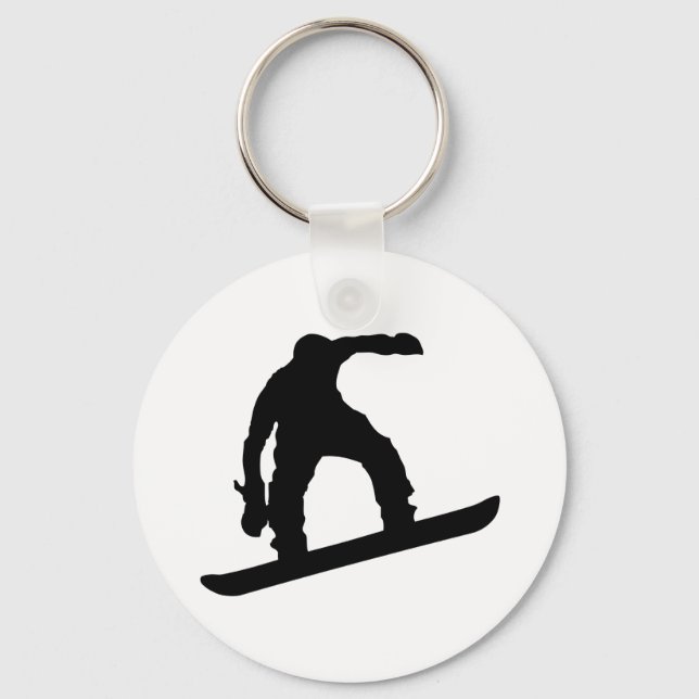 Snowboarder_4 Keychain (Front)