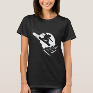 Snowboarder Cliff Snowboarding Snowboard T-Shirt